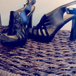 Ralph Lauren Gently Worn Platform Sandals Size 6